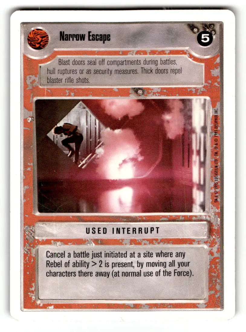 Star Wars trading card from Star Wars CCG Decipher estate find lot