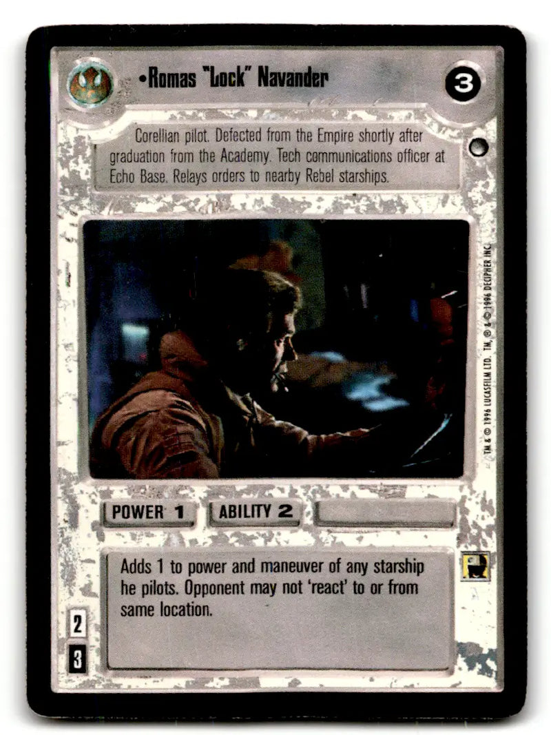 Star Wars trading card from Star Wars CCG Decipher estate find lot