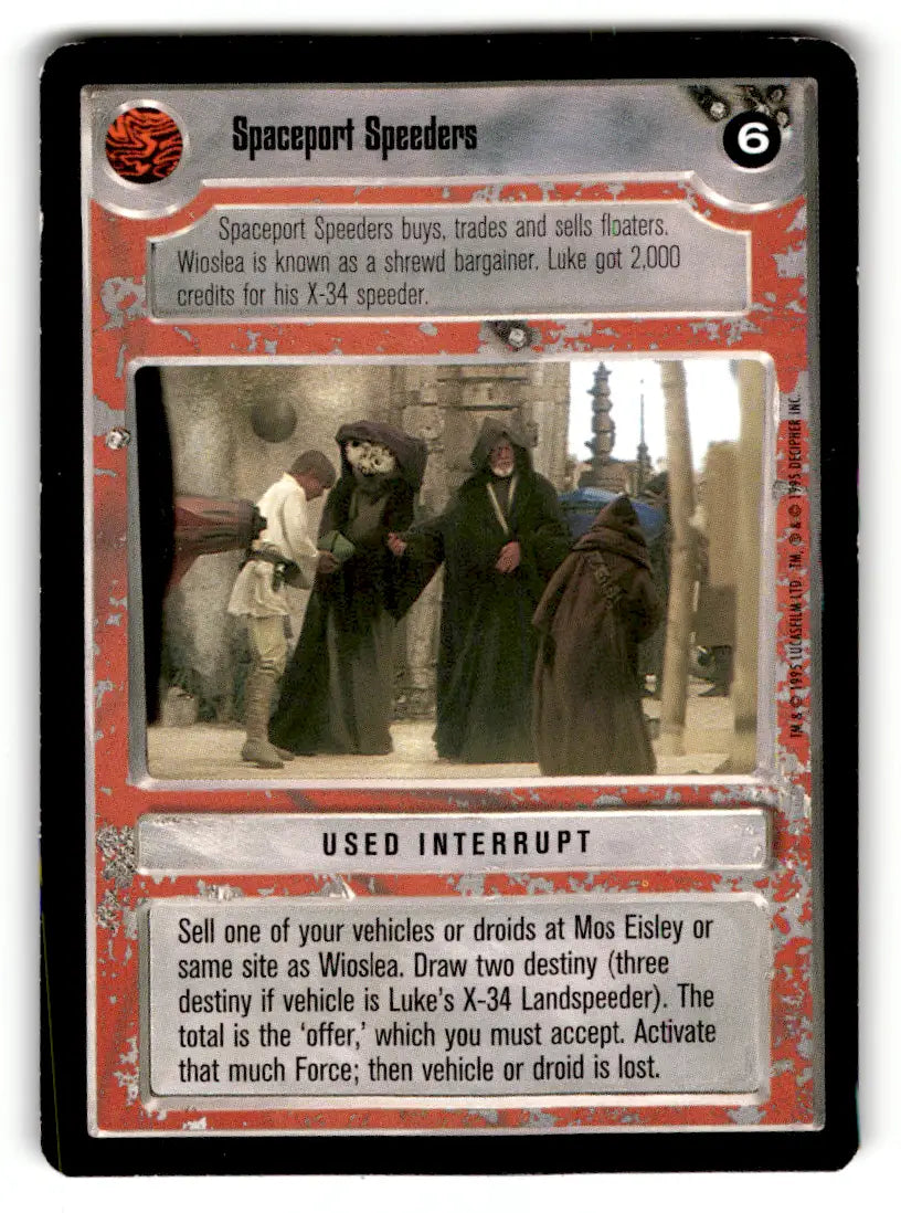Star Wars CCG trading card from estate find lot star wars collectible collection
