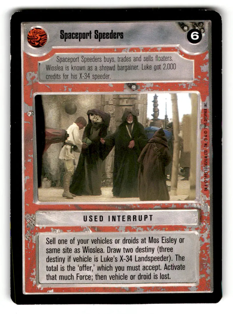 Star Wars CCG trading card from estate find lot star wars collectible collection