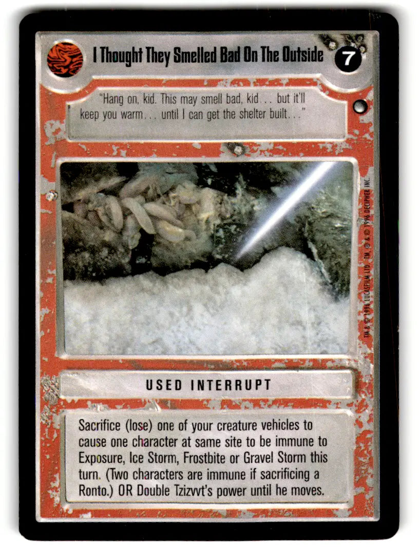 Star Wars CCG trading card from Estate Find lot, deciphered and played with