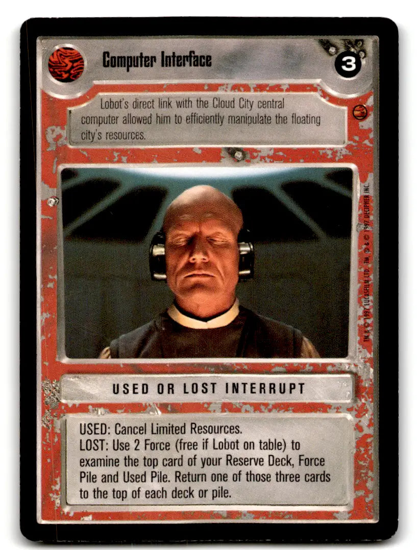 Star Wars CCG card from Estate Find 24 Card Lot Decipher played with