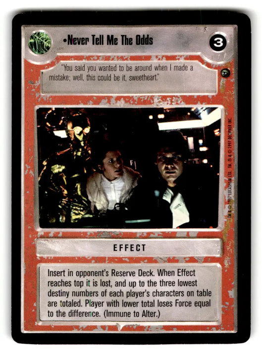 Star Wars trading card from estate find lot Star Wars CCG collectible collection
