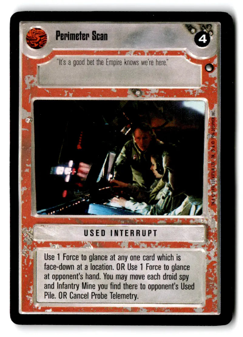 Star Wars trading card from estate find lot star wars CCG Decipher played with CP74025