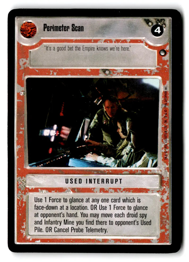 Star Wars trading card from estate find lot star wars CCG Decipher played with CP74025