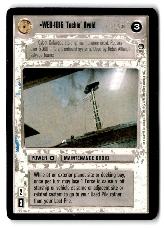 Star Wars trading card from estate find lot star wars CCG Decipher played with CP74025