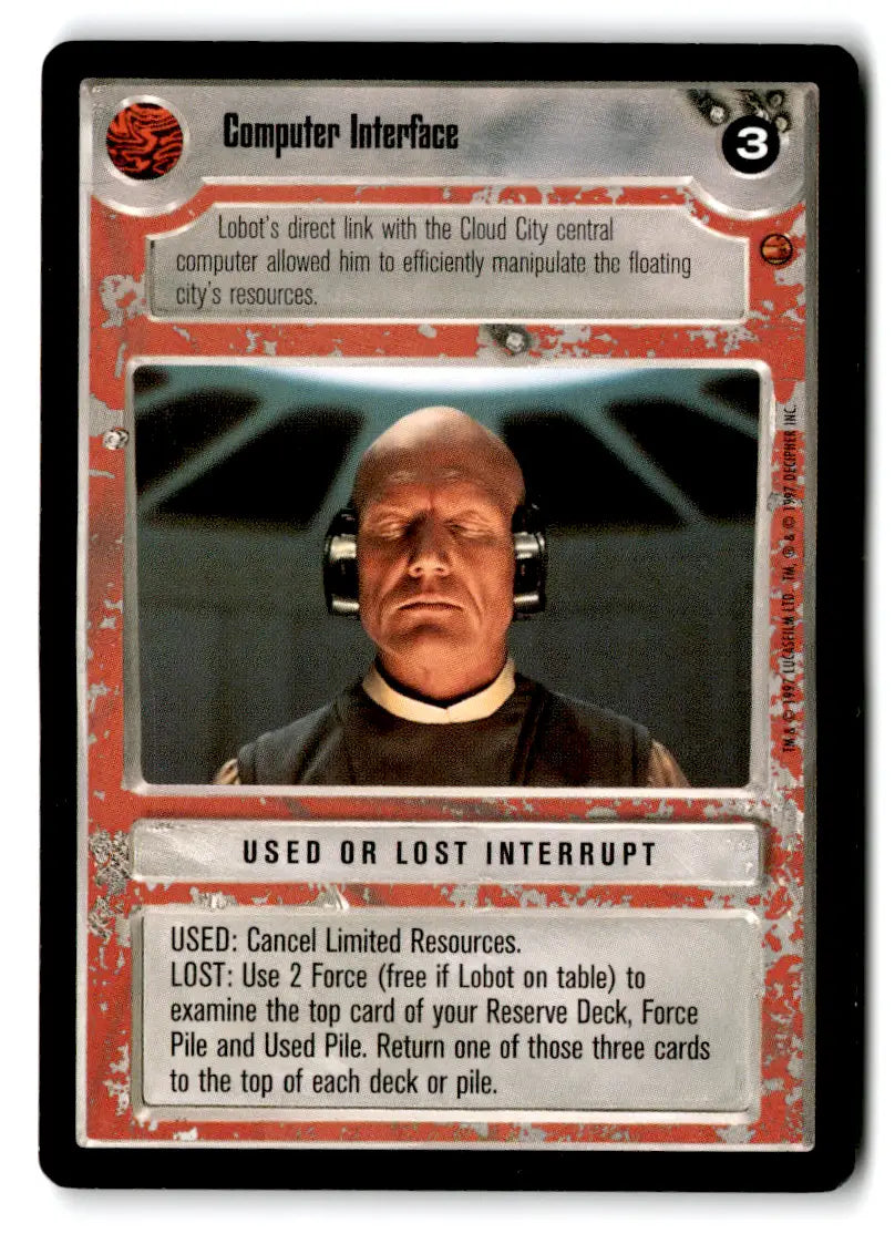 Star Wars card from estate find lot Star Wars CCG Decipher played with CP74026