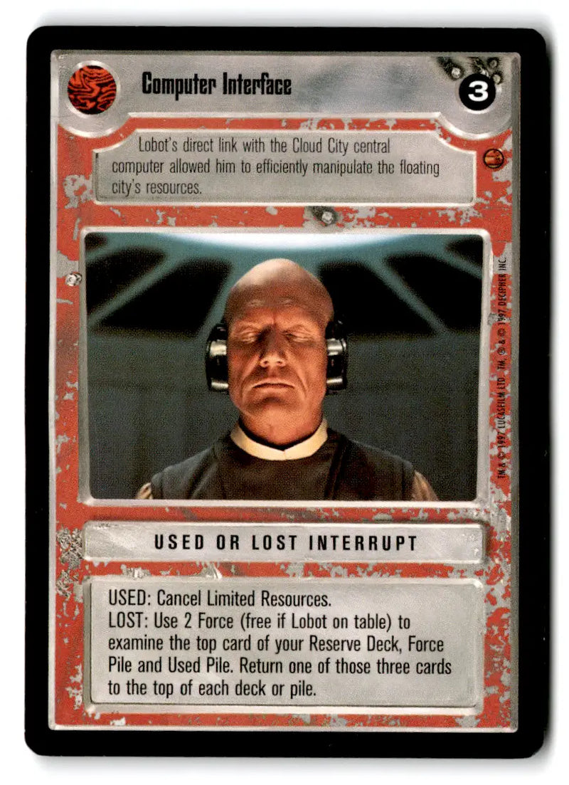 Star Wars card from estate find lot Star Wars CCG Decipher played with CP74026