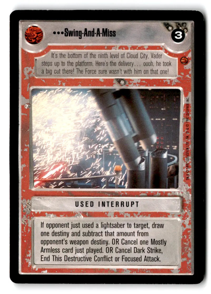 Star Wars card from estate find lot star wars CCG Decipher played with CP74026