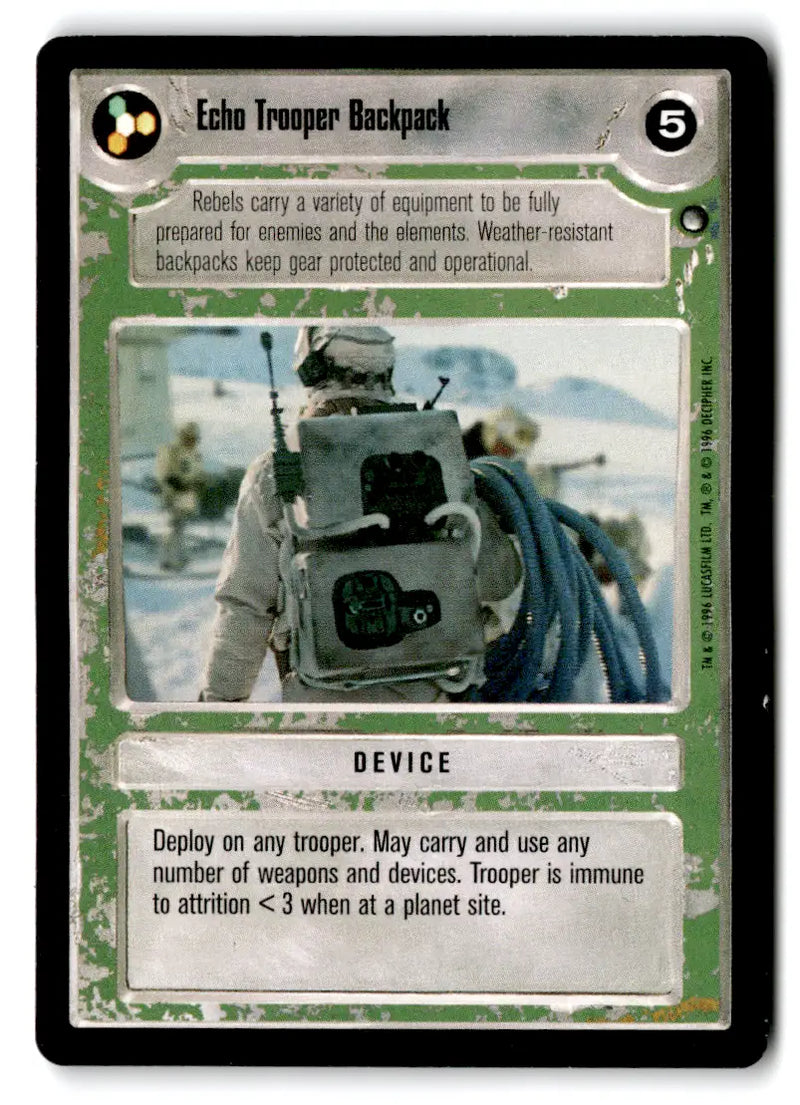 Star Wars CCG card from Estate Find 24-card lot featuring Star Wars character artwork