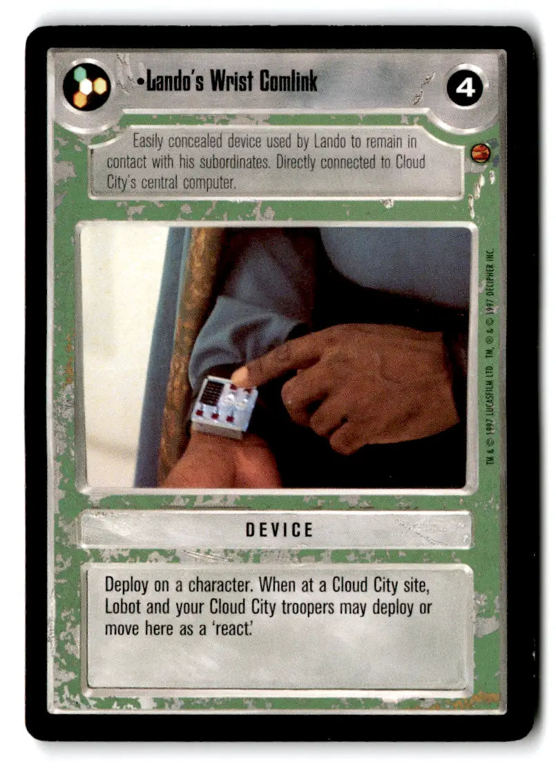 Star Wars CCG trading card from Estate Find star wars card lot CP74027