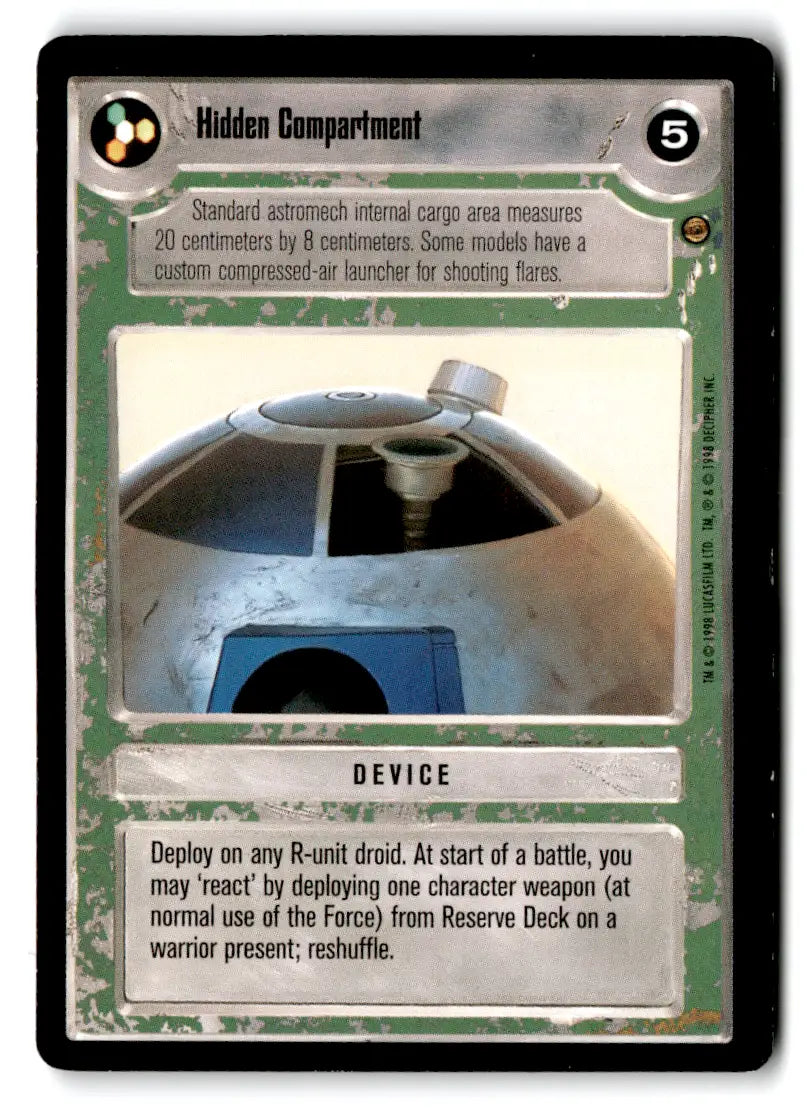 Star Wars CCG trading card from Estate Find star wars card lot featuring Star Wars characters