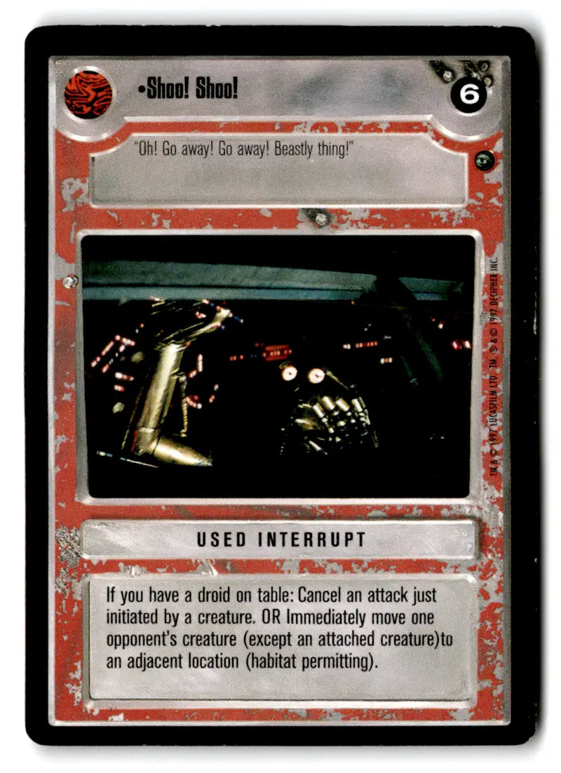 Star Wars CCG card from Estate Find star wars card lot featuring Classic Star Wars artwork