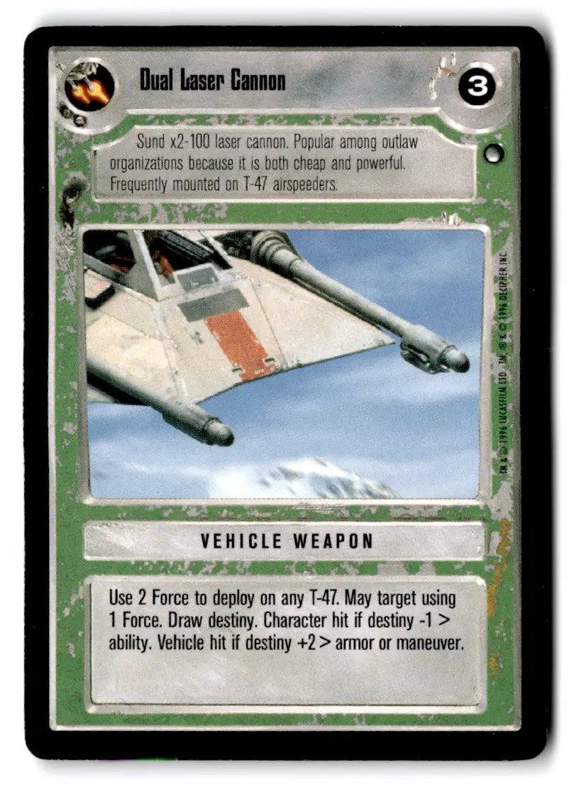 Star Wars CCG trading card from estate find star wars card lot CP74027