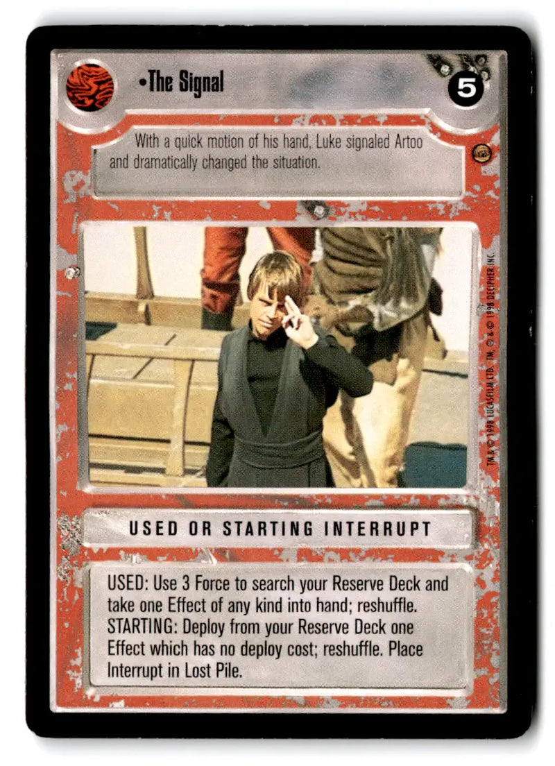 Star Wars CCG trading card from Estate Find 24 card lot featuring Star Wars theme