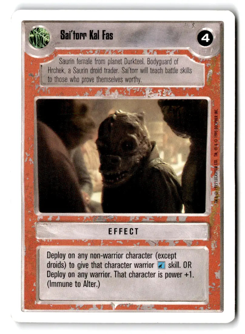 Star Wars CCG card from Estate Find card lot, Decipher played with Star Wars CCG