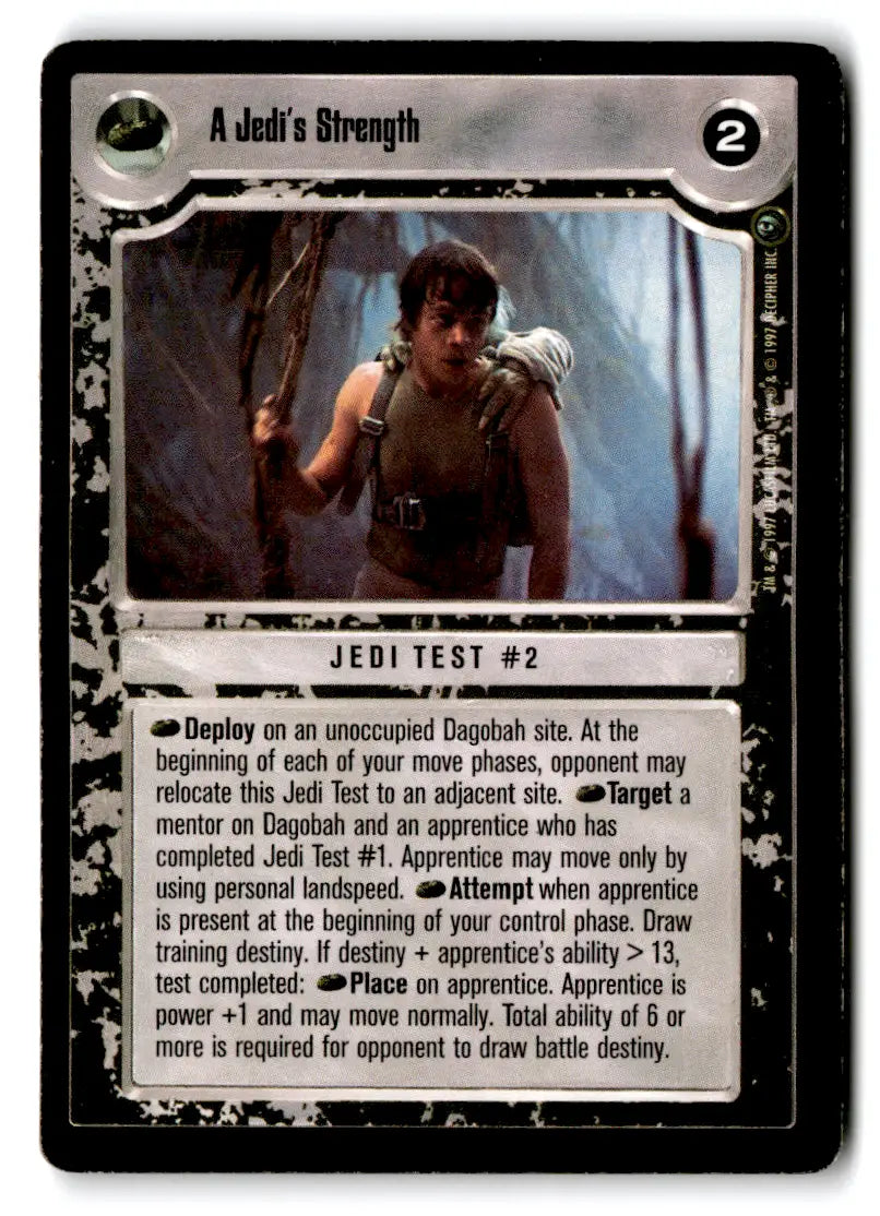 Star Wars CCG trading card from Estate Find 24 card lot featuring Star Wars characters