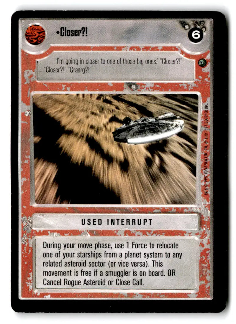 Star Wars CCG trading card from Estate Find 24 card lot featuring Star Wars characters