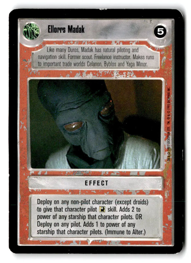 Star Wars CCG trading card from Estate Find 24-card lot featuring Star Wars characters