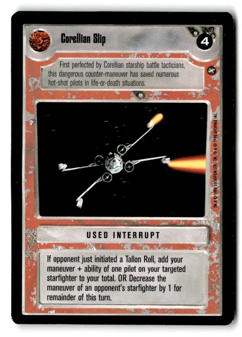 Star Wars CCG trading card from Estate Find 24-card lot featuring Star Wars characters
