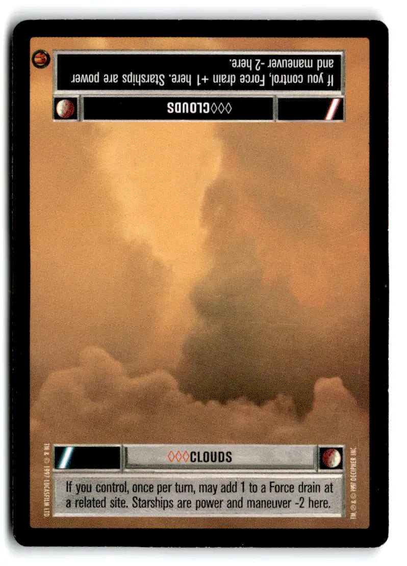Star Wars CCG Decipher estate find card lot featuring Star Wars CCG played with CP74032