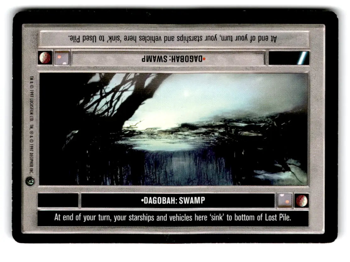 Star Wars CCG trading card from Estate Find lot featuring Star Wars wars ccg decipher media