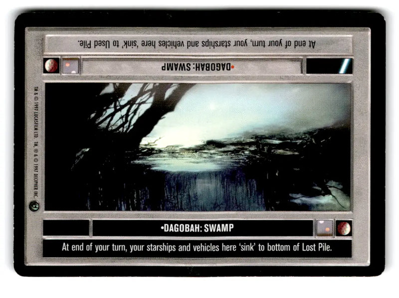Star Wars CCG trading card from Estate Find lot featuring Star Wars wars ccg decipher media