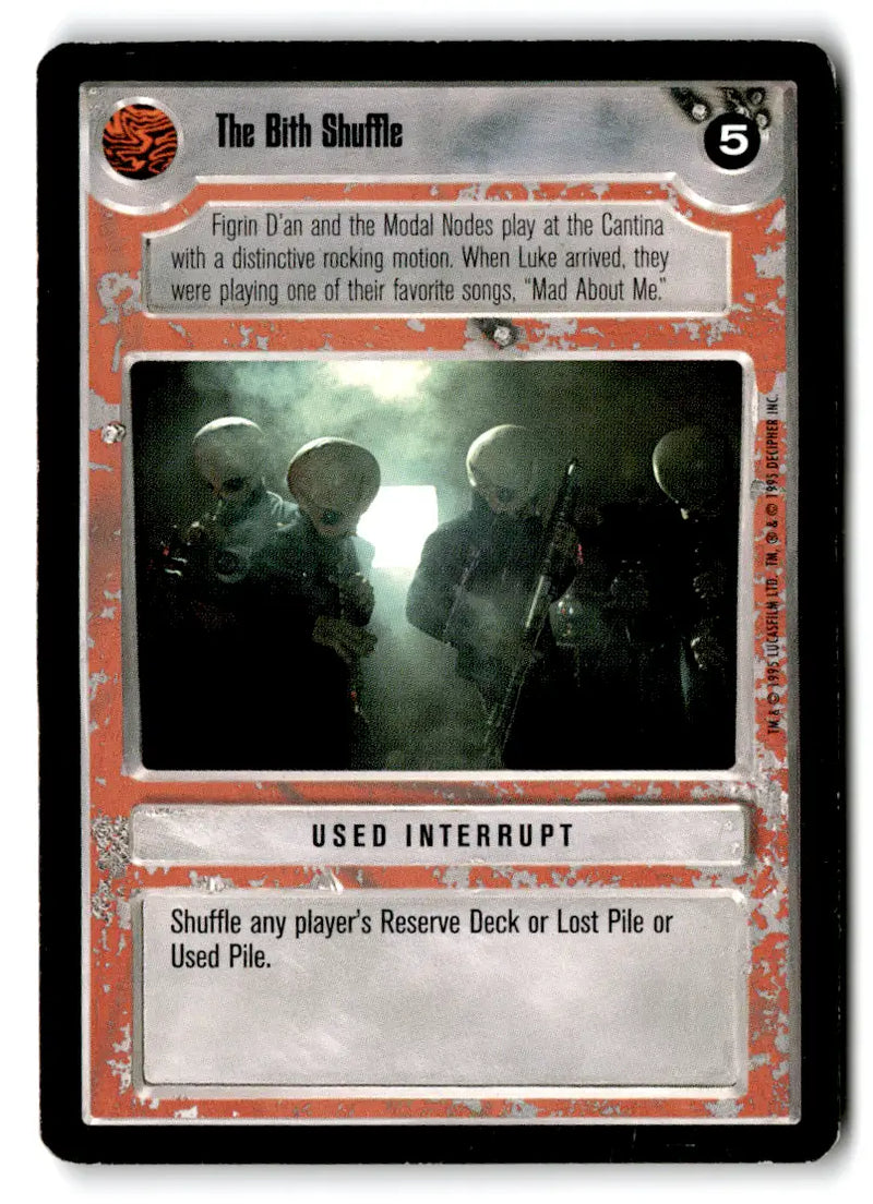 Star Wars CCG trading card from Estate Find lot, played with Wars CCG Decipher