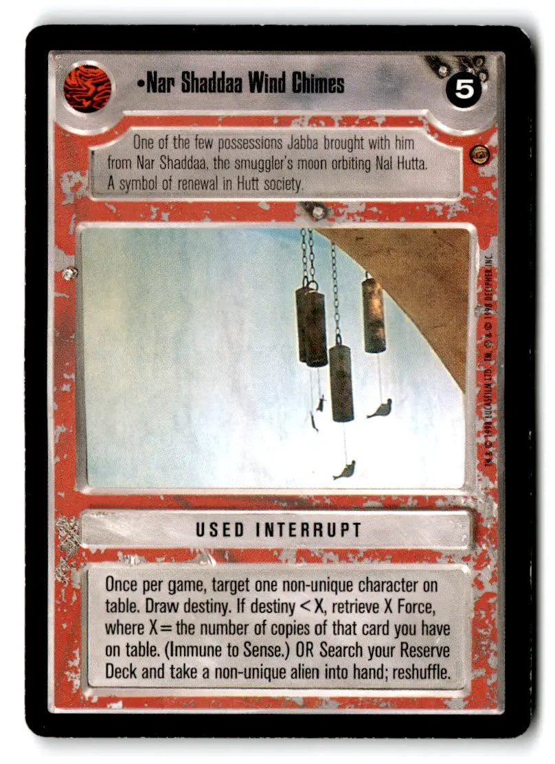 Star Wars CCG Decipher Star Wars card from Estate Find lot CP74032