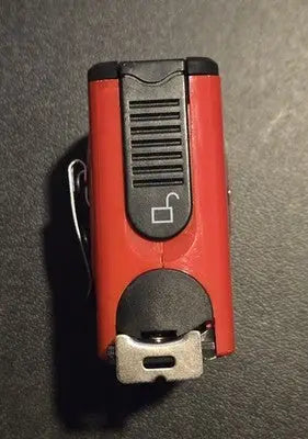 eTAPE16 Digital Tape Measure 16ft Red Handheld LCD In/cm Hold Memory Belt Clip - General Merchandise