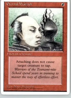 Eternal Warrior - Fourth Edition ALTERNATE - LP Magic: The Gathering - Magic Card Single