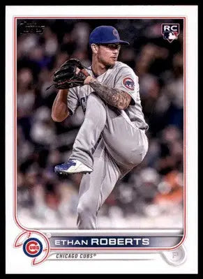 Ethan Roberts Rookie 2022 Topps Update #US256 Chicago Cubs - Baseball Card Single