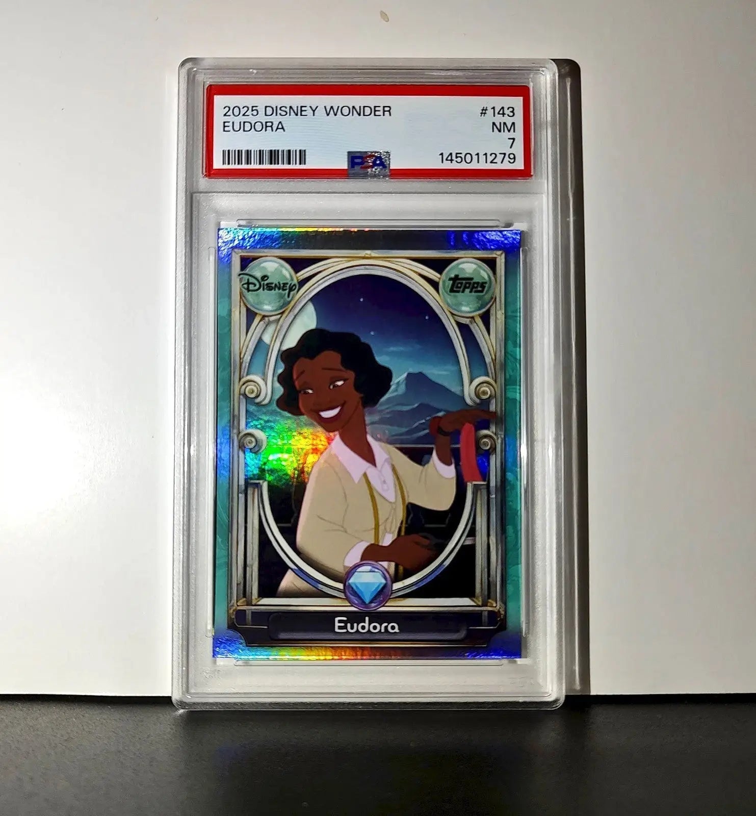 Eudora 2025 Topps Disney #143 Diamond Card The Princess and the Frog PSA 7 - Non-Sports Card Single