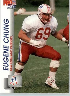 Eugene Chung - 1992 Pro Set - #574 - RC Football - Football Card Single