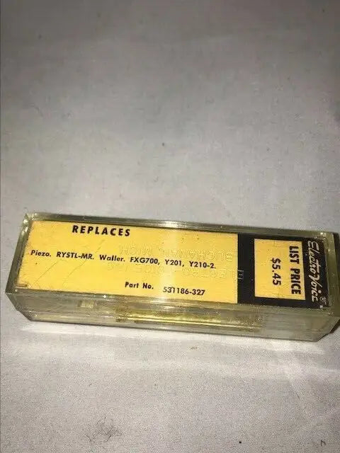 Replacement Piezo Cartridge for Electro Voice 192 in clear case for trading cards use
