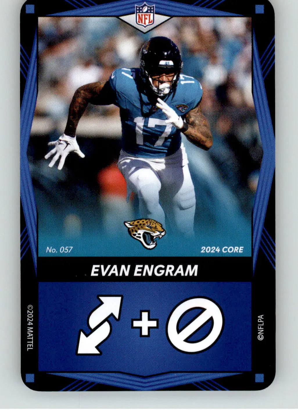Evan Engram - 2024 UNO Elite Core Edition - Blue - #057 - Football - Football Card Single