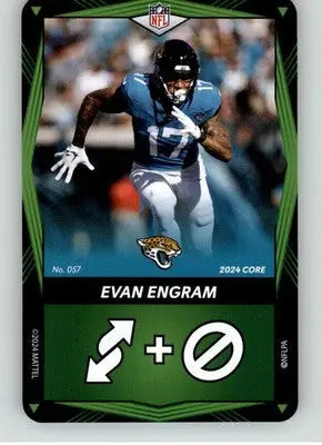 Evan Engram - 2024 UNO Elite Core Edition - Green - #057 - Football - Football Card Single