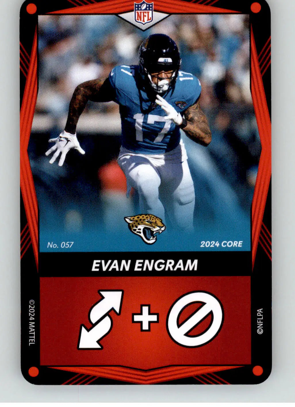 Evan Engram - 2024 UNO Elite Core Edition - Red - #057 - Football - Football Card Single