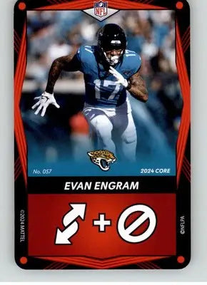 Evan Engram - 2024 UNO Elite Core Edition - Red - #057 - Football - Football Card Single