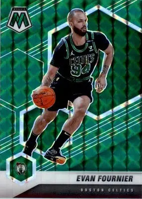 Evan Fournier - 2020-21 Panini Mosaic - #132 - Mosaic Green Basketball - Basketball Card Single