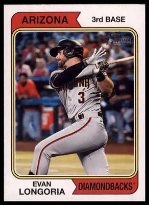 Evan Longoria 2023 Topps Heritage #142 Arizona Diamondbacks - Baseball Card Single