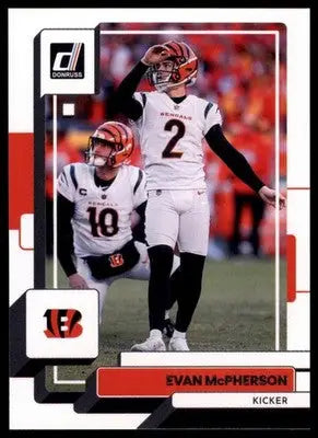 Evan McPherson 2022 Donruss #204 Cincinnati Bengals - Football Card Single