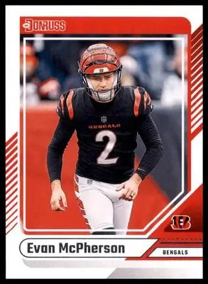 Evan McPherson 2024 Donruss #264 Cincinnati Bengals - Football Card Single