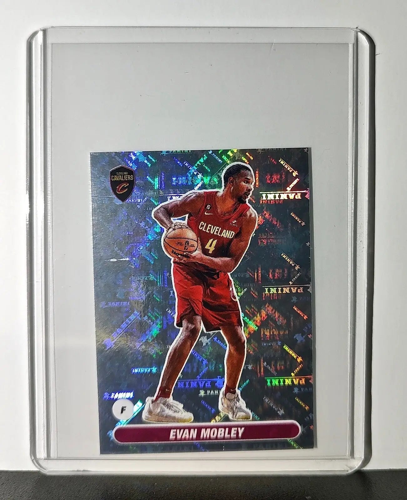 Evan Mobley 2023-24 Panini NBA #166 Foil Sticker Cleveland Cavaliers
