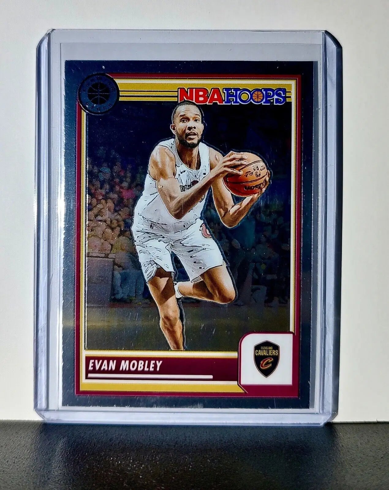 Evan Mobley 2023-24 Panini Premium Stock NBA Hoops #115 Card Cleveland Cavaliers - Basketball Card Single