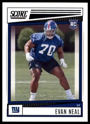 Evan Neal Rookie 2022 Score #320 New York Giants - Football Card Single