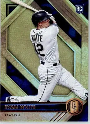 Evan White - 2021 Panini Chronicles - #5 - RC Gold Standard Baseball - Baseball Card Single