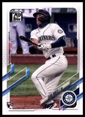 Evan White Rookie 2021 Topps #151a Seattle Mariners - Baseball Card Single