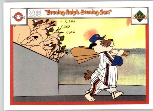 Evening Ralph Evening Sam - 1990 Upper Deck Comic Ball - #238 / 247 - Baseball - Baseball Card Single