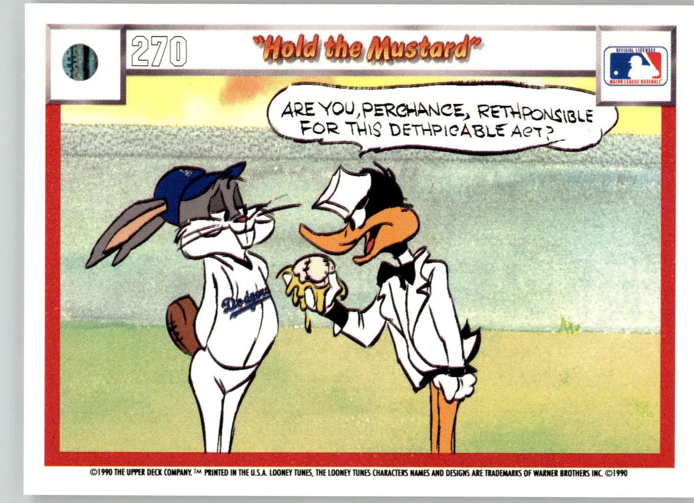 Evening Ralph Evening Sam / Hold the Mustard 1990 Upper Deck Comic Ball 255/270 - Other